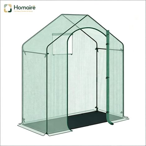 Gewächshaus in Grün 200 x 80 x 200 cm HOMAIRE (1/5)