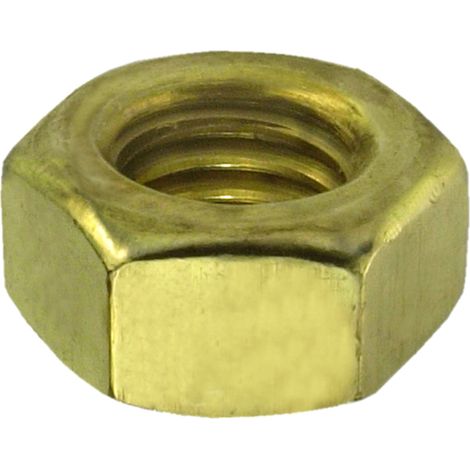 Dadi esagonali ottone M10 - 5 pz.
