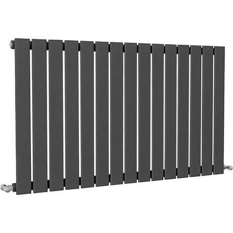 SKY Bathroom Flat Panel Radiator Horizontal 600x1020mm Single Anthracite