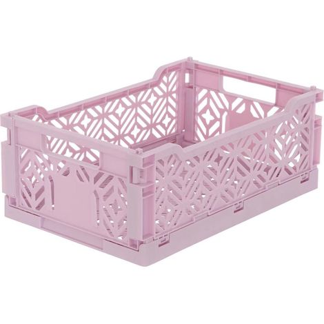 Cagette Pliante Empilable "Arry" 31cm Lilas
