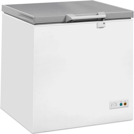 Congélateur bahut couvercle en inox 202 l - Combisteel (1/4)