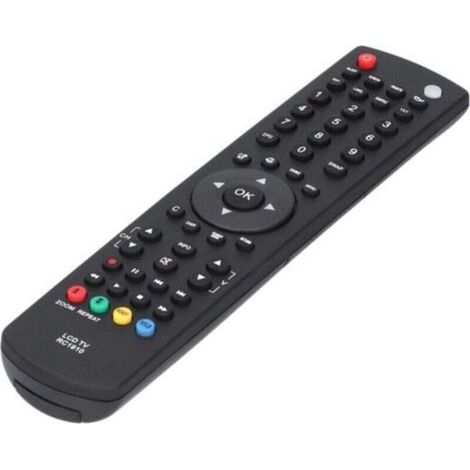 Télécommande pour Toshiba LCD TV fournitures de remplacement universelles Rc1910 noir (1/5)