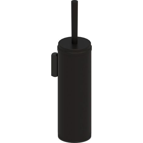 BELTRAN 72102 COMPLEMENTOS Escobillero Cilíndrico Para Colgar Pared Negro - ref: 064-72102
