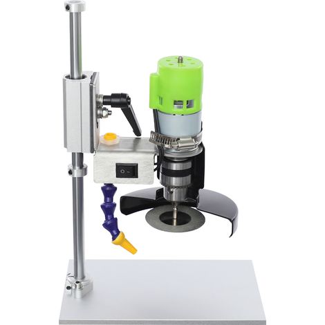 Coupe-Verre Et Céramique Réglable À 7 Vitesses Machine De Découpe De Bouteilles Électrique 2000-6000 TR/Min avec Base Rotative Antidérapante, Parfaite for L'artisanat De Bouteilles en Verre (1/5)