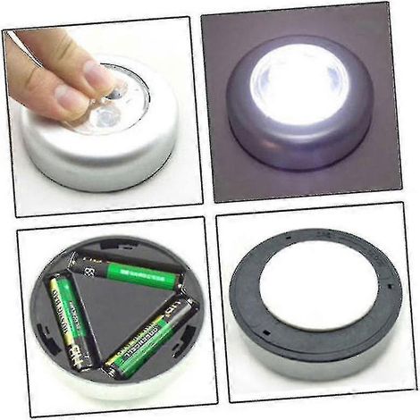 Lampe tactile à 3 LED alimentée par piles - Décoration intérieure Z29791 (1/2)
