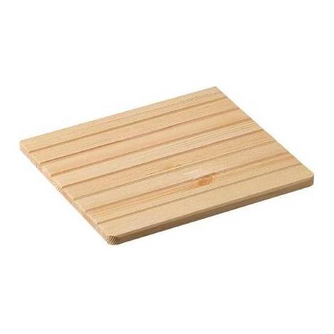 TABLE À ESSORER EN PIN VERNISSÉ POUR ÉVIER Dimensions : L 53,5 x P 28 x H 1,2 cm