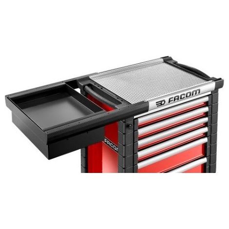 Facom – Support pour outils – Servante roulante acier – 4 tiroirs – Charge maximale 300kg – Longueur 120cm – Largeur 60cm – Pour plan de travail JET