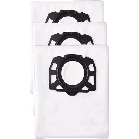 3Pcs Sac Aspirateur, Compatible avec le pour Karcher Sacs Aspirateurs WD2 Plus, Karcher WD 3, WD 3 Battery, KWD 1, KWD 2, KWD 3, MV 3, SE4001, SE4002, Sac Aspirateur Universel (1/4)