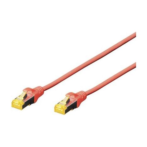 Digitus DK-1644-A-0025/R RJ45 Câble réseau, câble patch CAT 6a S/FTP 0.25 m rouge sans halogène, tor (1/3)