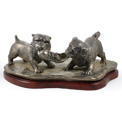 Scène de Norwich - statuette de chien exclusive, design d'intérieur de luxe, figurines en édition limitée d'Art-Dog (1/5)