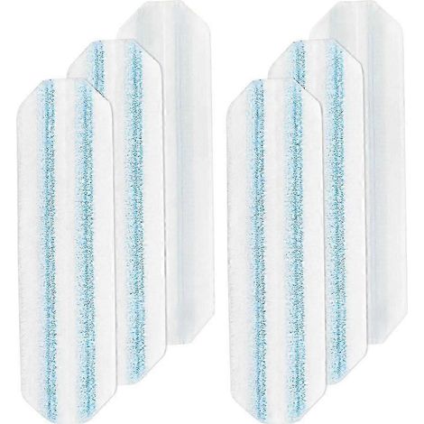 Lot de 6 lingettes de nettoyage en microfibre compatibles avec le système de balai plat O-Cedar H2prO, lavables, réutilisables et têtes de balai remplaçables. JG (1/5)