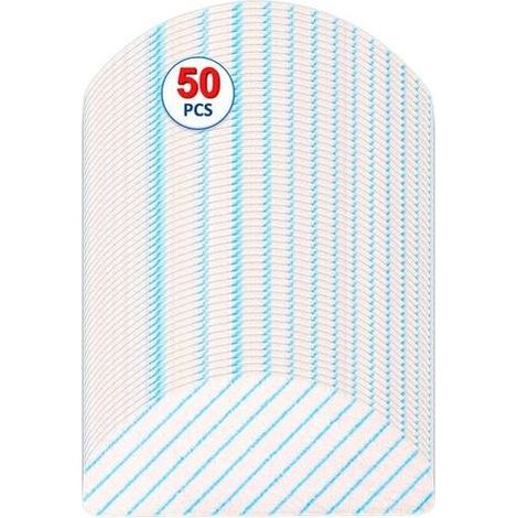 Einweg-Wischmopp-Pads für ECOVACS DEEBOT OZMO T8/ T8+/ T8 AIVI/ T9/ T9 MAX Staubsauger-Reinigungstücher, Wischpads, Einweg-Reinigungstücher (50 Stück) (1/5)