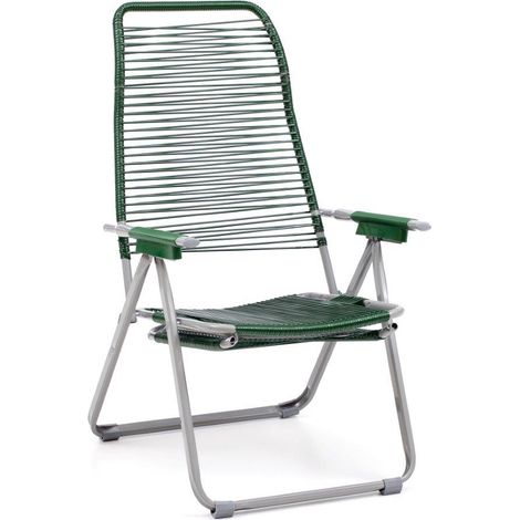 SDRAIO CORDONATA VERDE METALLO 175x60x105 cm 6 POSIZIONI (1/2)