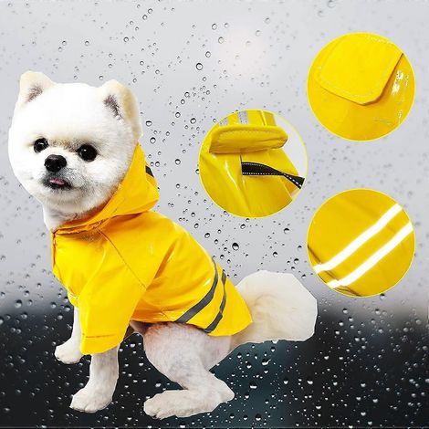 Abrigos impermeables para perros, chaquetas de lluvia ligeras y transpirables. (1/5)