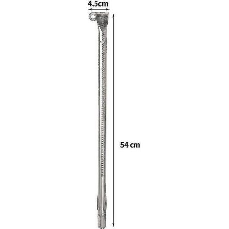 Stainless Steel Grill Burner Tube Repair Kit Replacement Parts For Weber Q300, Q320, Q3200, 404341, 57060001, 586002, 65032 (1/4)