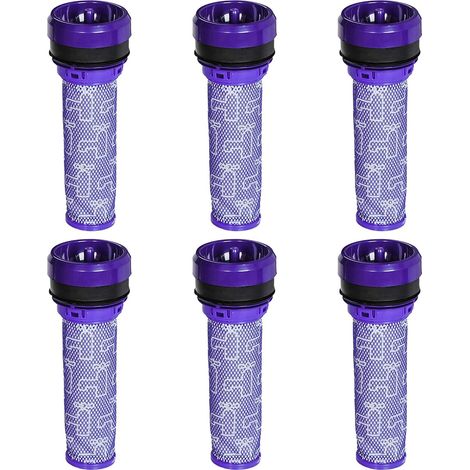 6 Stück Dyson Filter DC37 DC33C DC39 DC28C DC53 Pre-Filter Vormotorfilter Staubsauger (1/4)