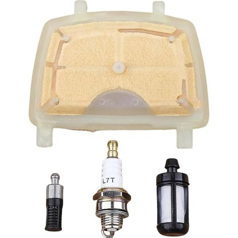 Compatible con motosierra Stihl MS171 MS181 MS211 MS 171 181 211, filtro de aire y bujía de combustible. (1/5)