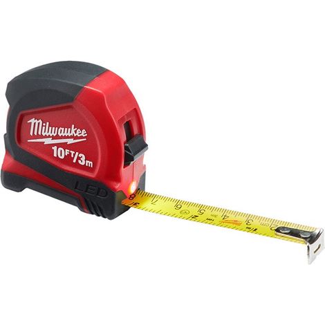 Milwaukee Magnetic LED Tape Measure 3m/10ft 48226602 (1/5)