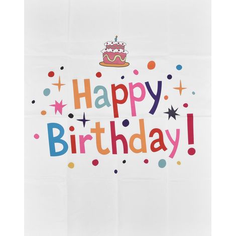 Tenture Murale d'Anniversaire Douce et Délicate - Décoration pour Chambre, Salon ou Dortoir (1/5)