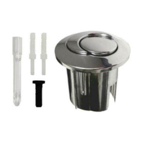 Bouton poussoir 3 et 6 litres – Tige courte 4 cm – Compatible réservoirs Roca Frontalis, Access, Veronica – Visserie incluse