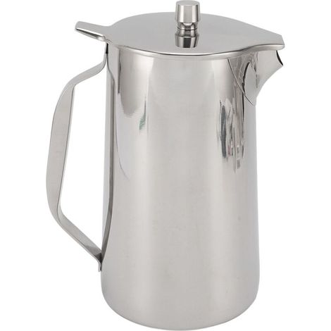 Pitcher à boissons en acier inoxydable 1.8L - Cruche réfrigérée grande capacité avec couvercle pour thé glacé et cocktails (1/5)