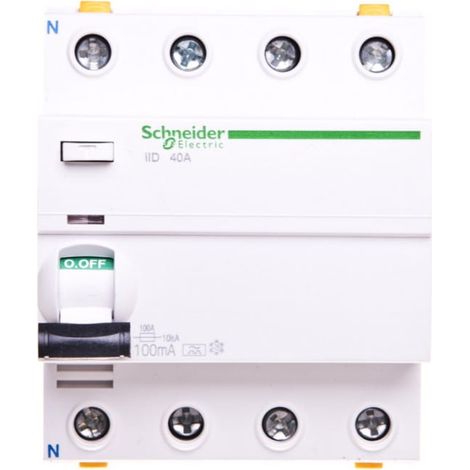 Schneider Electric Interruptor diferencial A iID blanco 40A