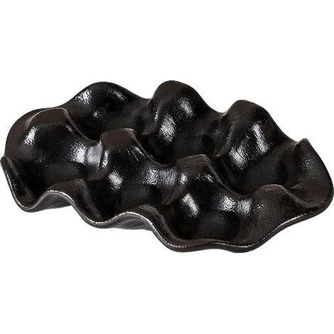 Bandeja para huevos, material cerámico, diseño moderno, B (1/2)