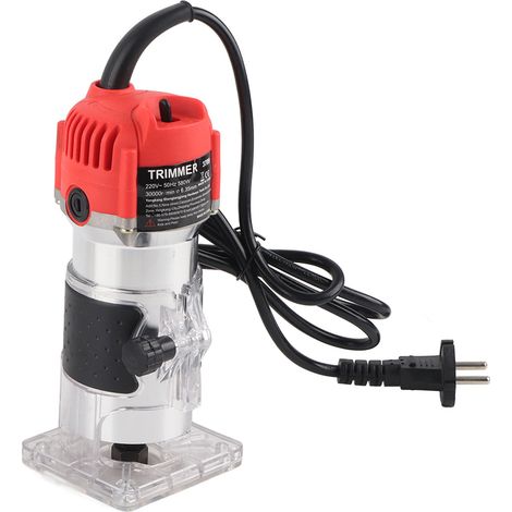 Défonceuse électrique 580W 30000tr/min pour bois, lamelleuse à main 220V avec prise UE, kit outillage de menuiserie (1/5)