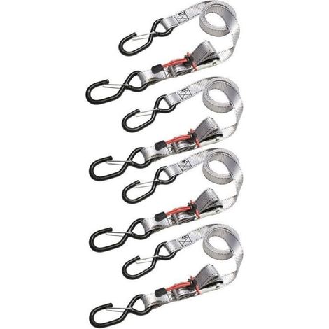 Cinghia Master Lock con fibbia grigia 1,8m x 25mm - 4 pezzi (1/5)