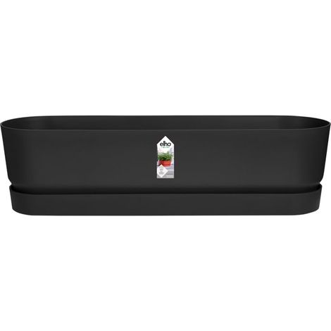 Long 70cm Jardinière - Living Noir (1/5)