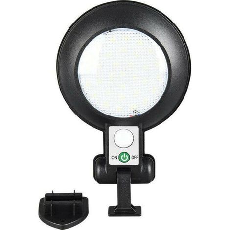 Applique phare solaire JX-155 – Panneau photovoltaïque avec détecteur de mouvement – Éclairage extérieur sécurisé – Idéale sur mur ou pilier (1/4)