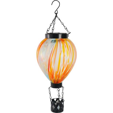 Lanterne solaire montgolfière, décoration pour terrasse et (1/5)