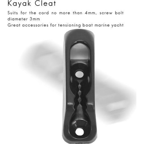 Lot de 6 tendeurs de corde autobloquants en nylon pour canoë-kayak, avec système de blocage du gouvernail et ancre. Accessoires nautiques - FFY (1/4)