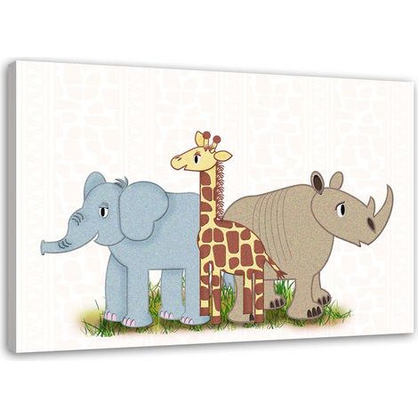 Tableau sur toile Animaux d'Afrique 90x60 (1/5)