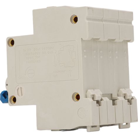 Disjoncteur miniature Pa66 retardateur de flamme 3P automatique DZ47 63 16A 400V pour immeuble de bureaux et logement (1/5)