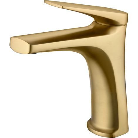 IMEX BDD055-1OC DELOS Monomando Lavabo Oro Cepillado - ref: BDD055-1OC