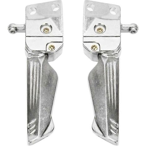 Set mit 2 Fußrasten aus Aluminiumlegierung für Offroad-Motorräder, Roller und E-Bikes. Einfache Montage. (1/5)