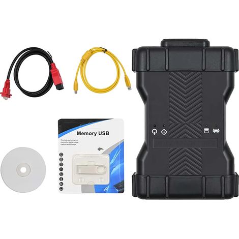 Scanner OBD2, Version Logicielle V227, Compatibilité Multi-véhicules, Prend en Charge Plusieurs Langues, Compatible WIN 7/8/10, Outil de Diagnostic et de Programmation (1/5)