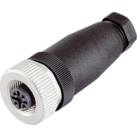 binder 99-0486-12-08 Sensor-/Aktor-Steckverbinder, unkonfektioniert M12 Buchse, gerade  Polzahl Sens