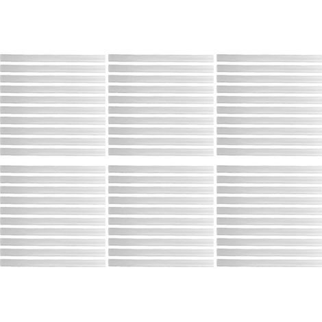 Lot de 60 bâtons de colle thermofusible, haute viscosité, transparents, 7 x 100 mm, pour accessoires de jouets