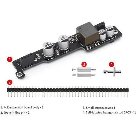 Module PoE (Power over Ethernet) - Carte d'extension pour-- (1/5)
