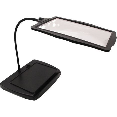 10 rechargeable reading magnifiers, LED desk magnifiers, large illuminated magnifiers for sewing (1/5)
