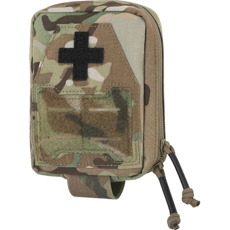 Pochette de premiers secours avec support de garrot, compatible MOLLE, camouflage