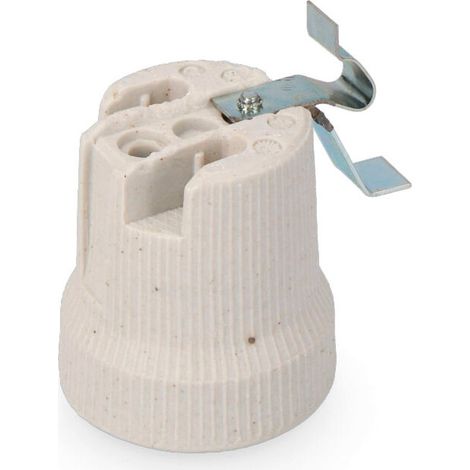 PORTALAMPARAS EN PORCELAINE E-27 POUR PLAFONDS EMBALLÉ SOLERA (1/3)