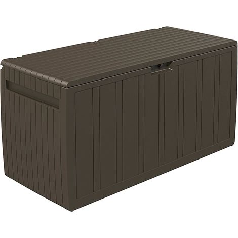Maison Exclusive - Baule Mobile Contenitore Cuscini Marrone 117x45,5x57,5 cm 270 L (1/5)