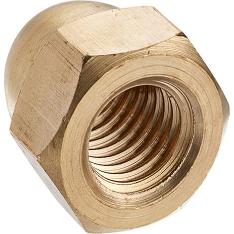 Unifix Brass Dome Nuts DIN 1587 - M8 x 1.25 (1/2)
