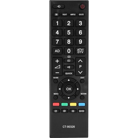 Télécommande multifonctionnelle de remplacement CT-90326 pour téléviseur Toshiba (1/5)