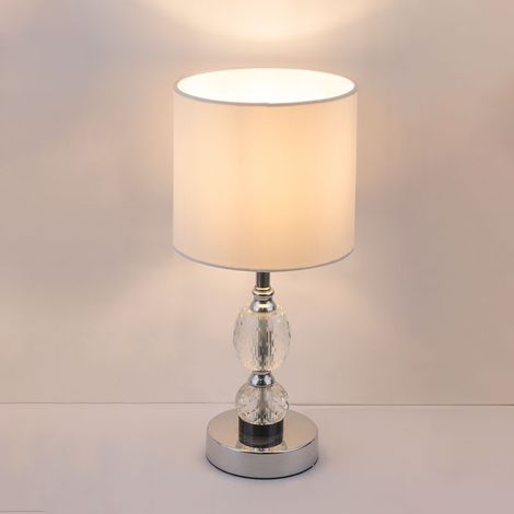 Globo - tischlampe - Bronn - chrome - metall - Ø 21cm - E14 - (1/5)