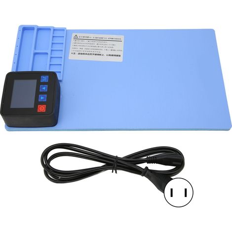 CPB300 LCD-Bildschirmabzieher für Handys und Tablets, 100-240V Heizmatte mit US-Stecker, Reparaturwerkzeug.