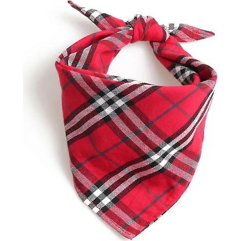 Pañuelo para perros, babero triangular de algodón lavable para perros y gatos. (1/5)